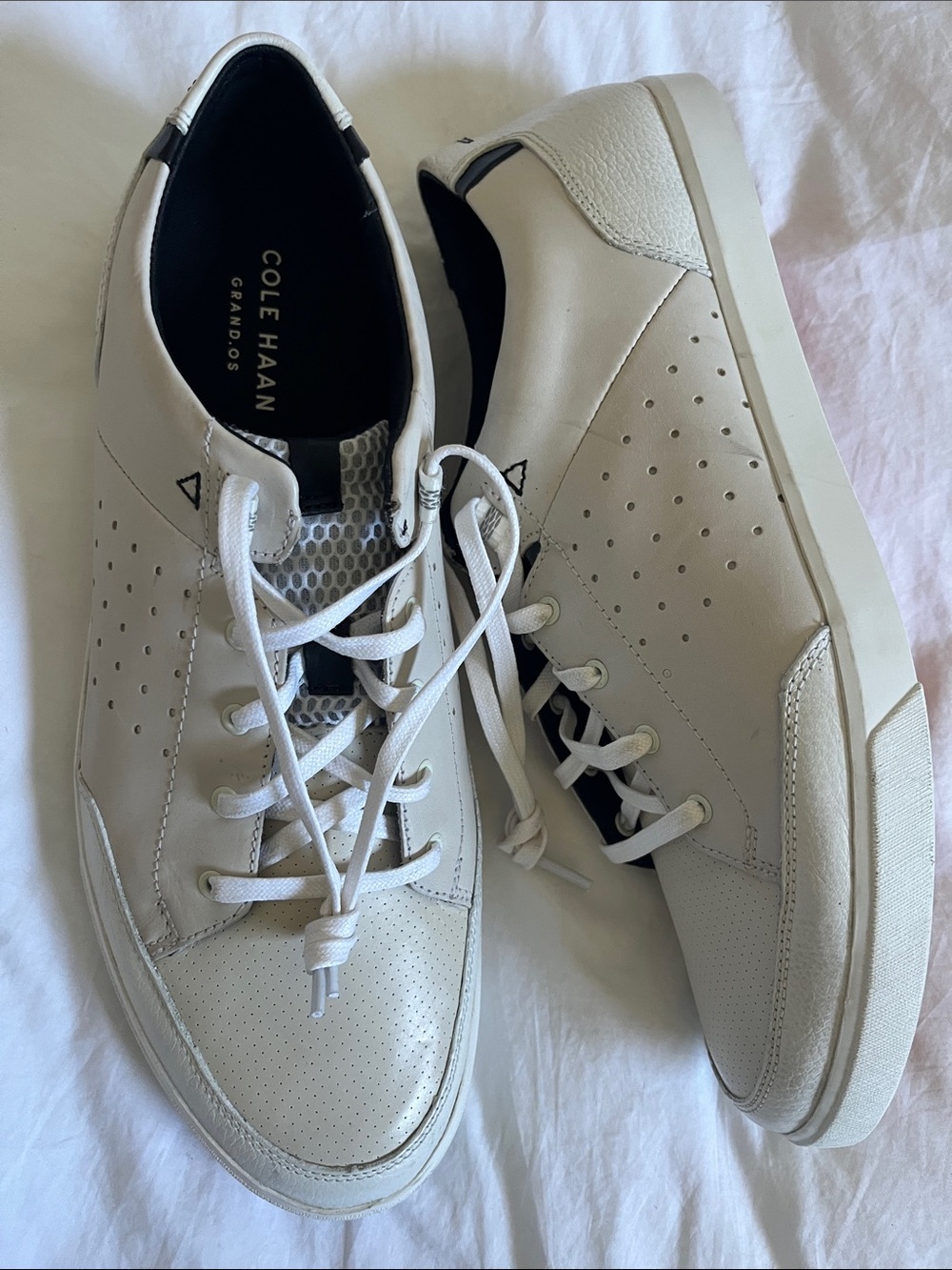 NWOT Cole Haan mens Owen Sport Ox white dress sneakers